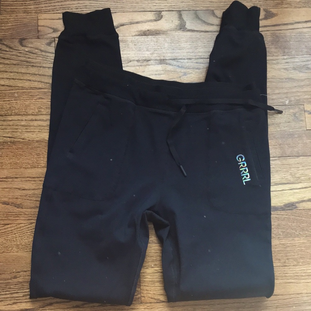 Grrrl Black Compression Leggings Black